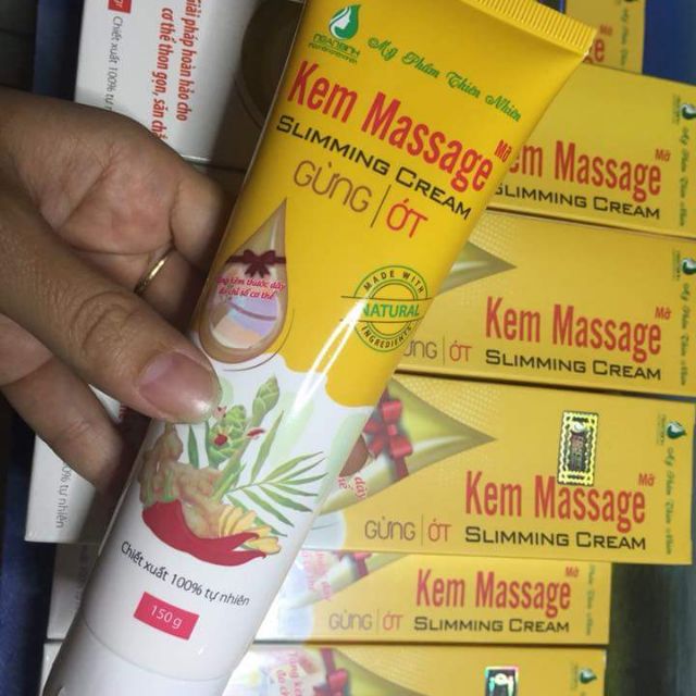 Kem masage gừng ớt mua 1 tặng 1