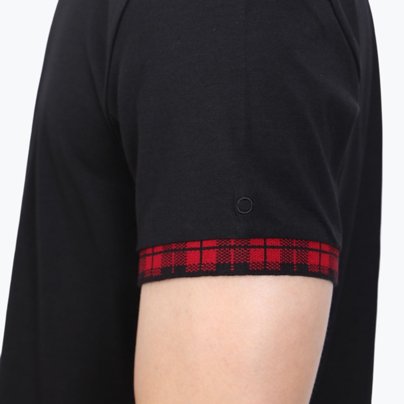 Áo Tshirt ngắn tay Nam Owen Modal Slim Fit Đen - TSN23660