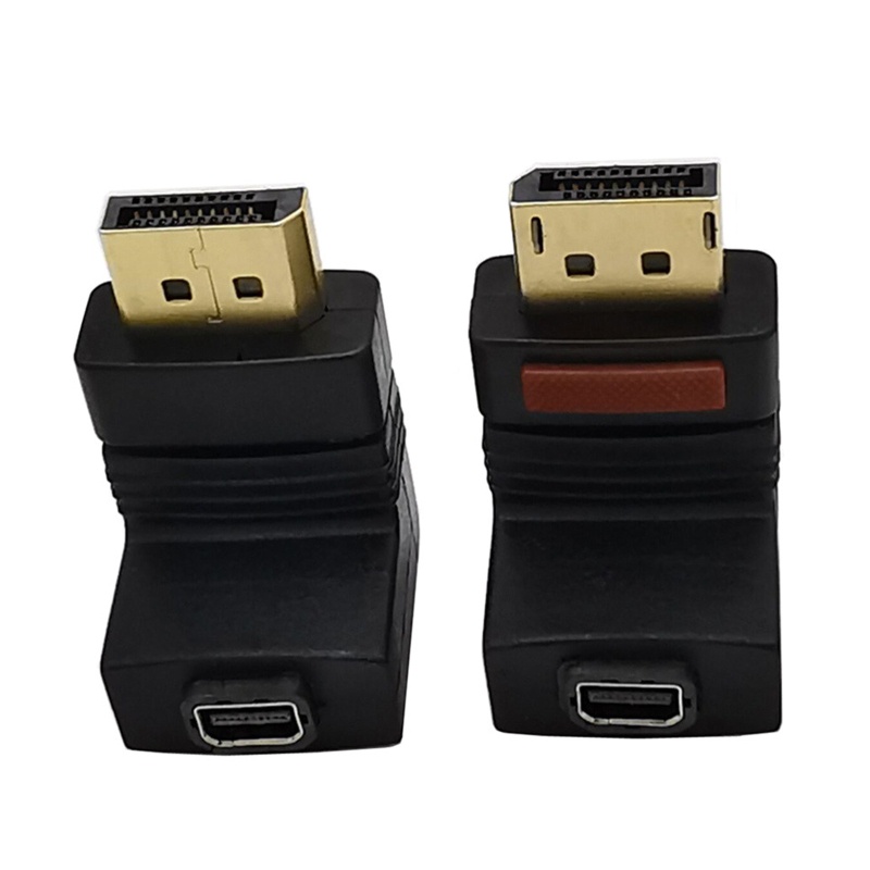 Cổng Trưng Bày Mini btsg 90° Dây Cáp Chuyển Đổi Chống Ăn Mòn Từ DP Male Sang Mini DP Female