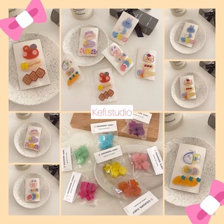 Combo kẹp tóc cute mùa hè Hàn Quốc