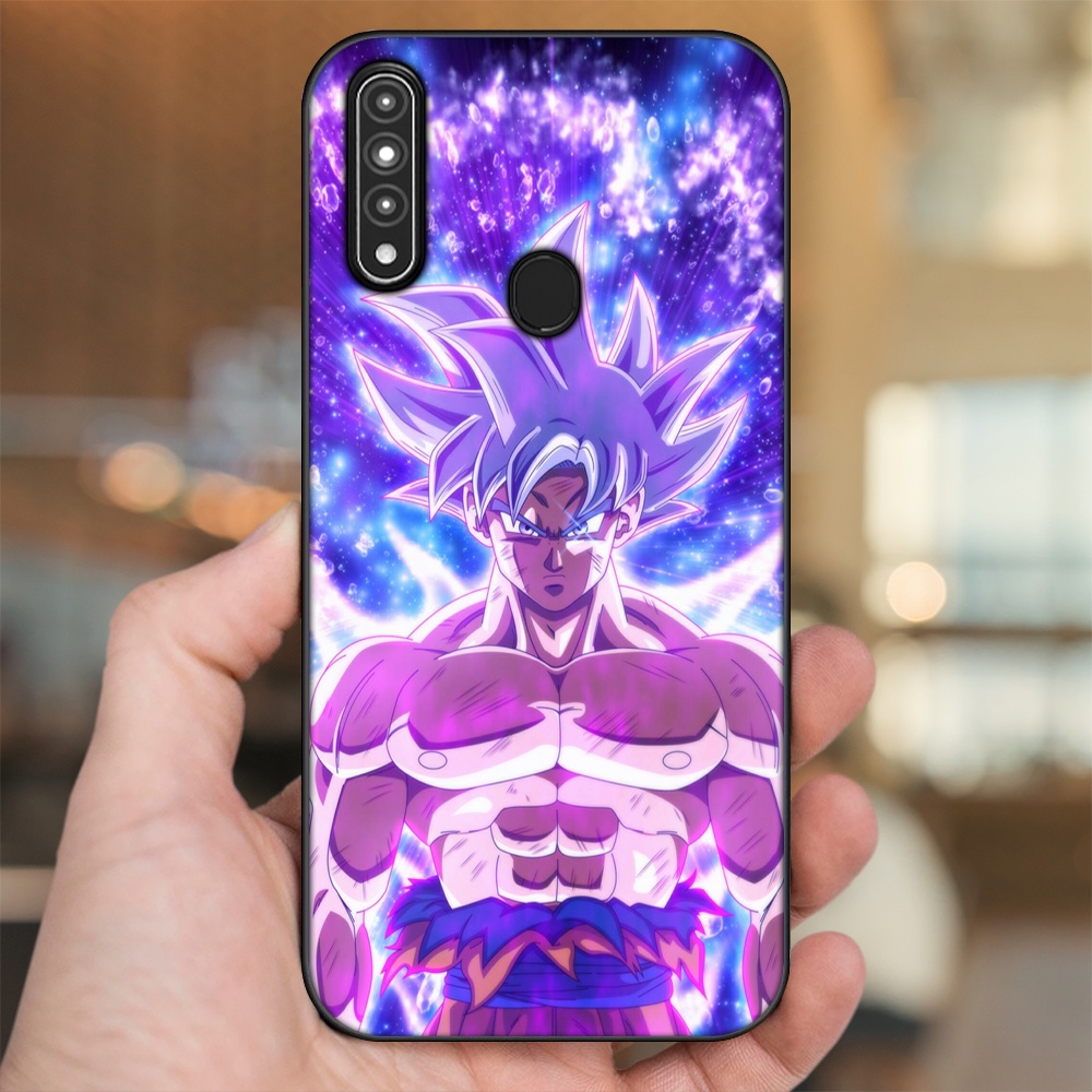 Ốp lưng Oppo A31, A8 viền đen in hình Goku Dragon Ball
