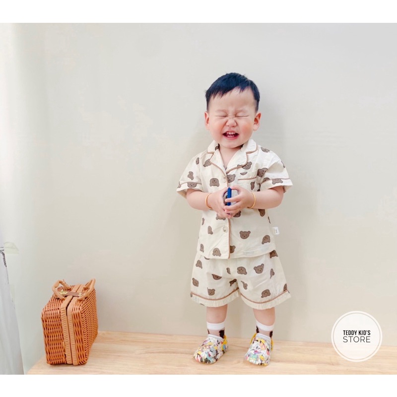 Bộ đồ ngủ cho bé_Bộ Pijama hàng Quảng châu cao cấp siêu xinh cho bé trai bé gái