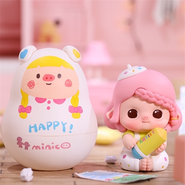 ★Hgtoys★Mô Hình Búp Bê Popmart MINICO Trang Trí Tiệc Tùng