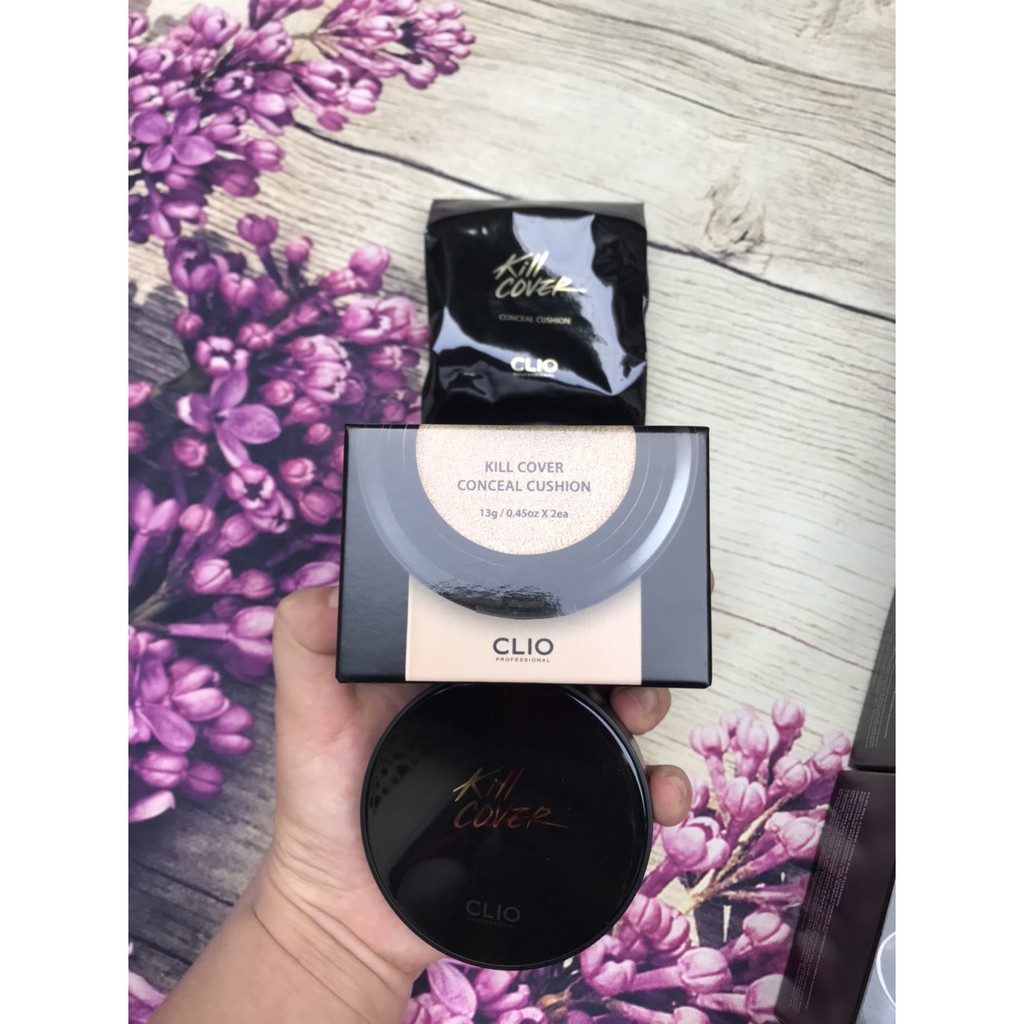 [Tặng Kẽm Lõi]Phấn Nước Trang Điểm CLIO KILL COVER CONCEAL CUSHION SPF45/PA+ + | BigBuy360 - bigbuy360.vn