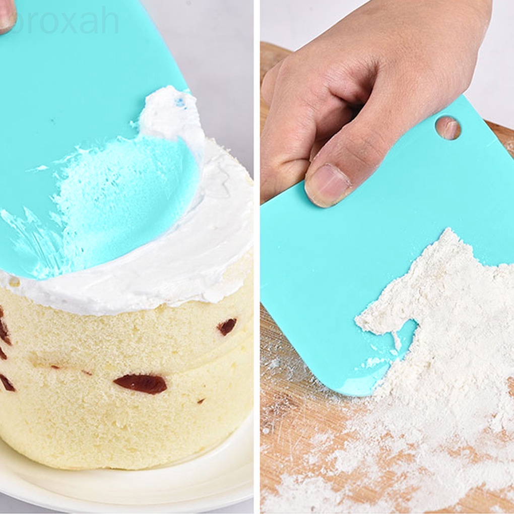 Set 3 Dụng Cụ Chà Láng Bánh Kem Bằng Nhựa