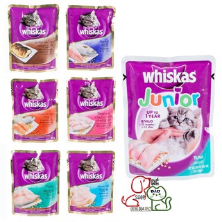 Pate Whiskas cho mèo các vị