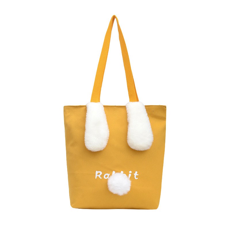 [TSP55]Túi tote Vải canvas mềm Đẹp Cực Hot đựng vừa a4💖❣️[SIÊU SALE][SIÊU XINH]💡🔔📣 Túi vải xinh hình tai thỏ