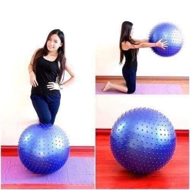 Bóng Tập Yoga Có Gai Cỡ Đại 65CM loại dày _BÓNG TRỊ LIỆU ĐIỀU HOÀ CẢM GIÁC