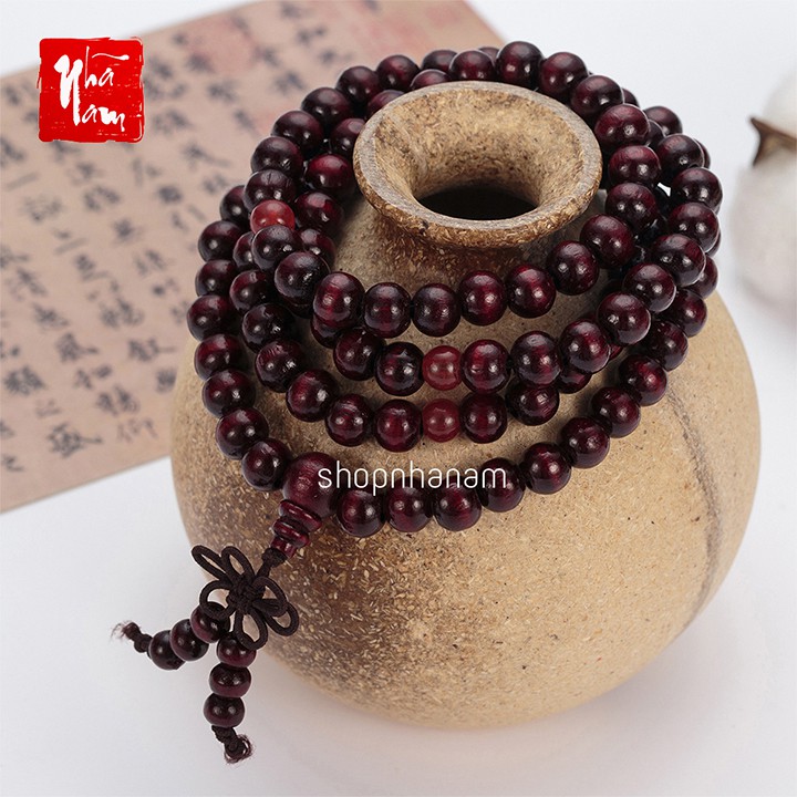 Tràng hạt - phụ kiện trang trí thác khói trầm hương để bàn