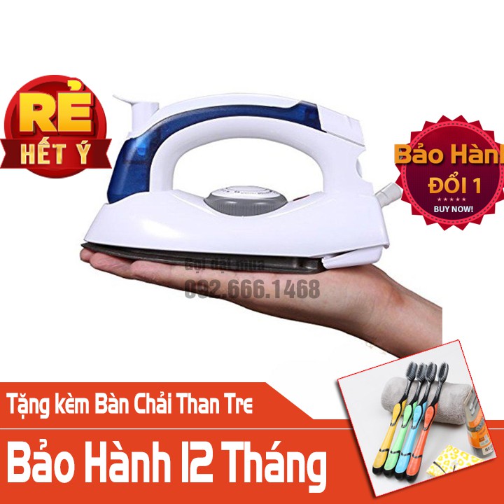 Bàn Là Ủi Hơi Nước Mini Hetian Thần Thánh [BH: 12 Tháng]