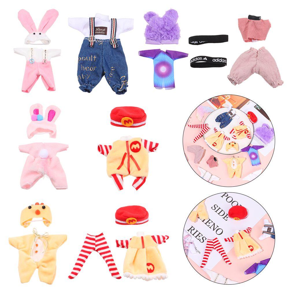 RAINBOW 1/8 Bjd Doll 16~17cm Dolls Dress Doll Supplies Toys Clothes Toys Lace Skirt Accessories Sewing Kids Toy DIY Fabric Summer