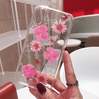 Ốp lưng hoa khô ép