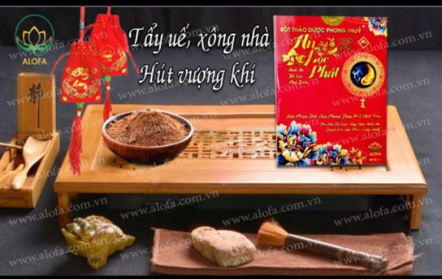 BỘT PHONG THỦY ALOFA - TẶNG TÚI GẤM ĐỎ BÌNH AN