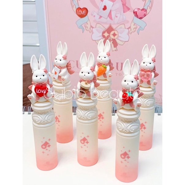 Son thỏ hồng Cute Rumor full hộp 6 thỏi