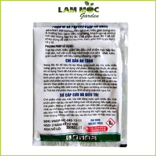 Phấn Diệt Kiến, Bọ Chét, Gián KillPest Dạng Bột Gói 50gr