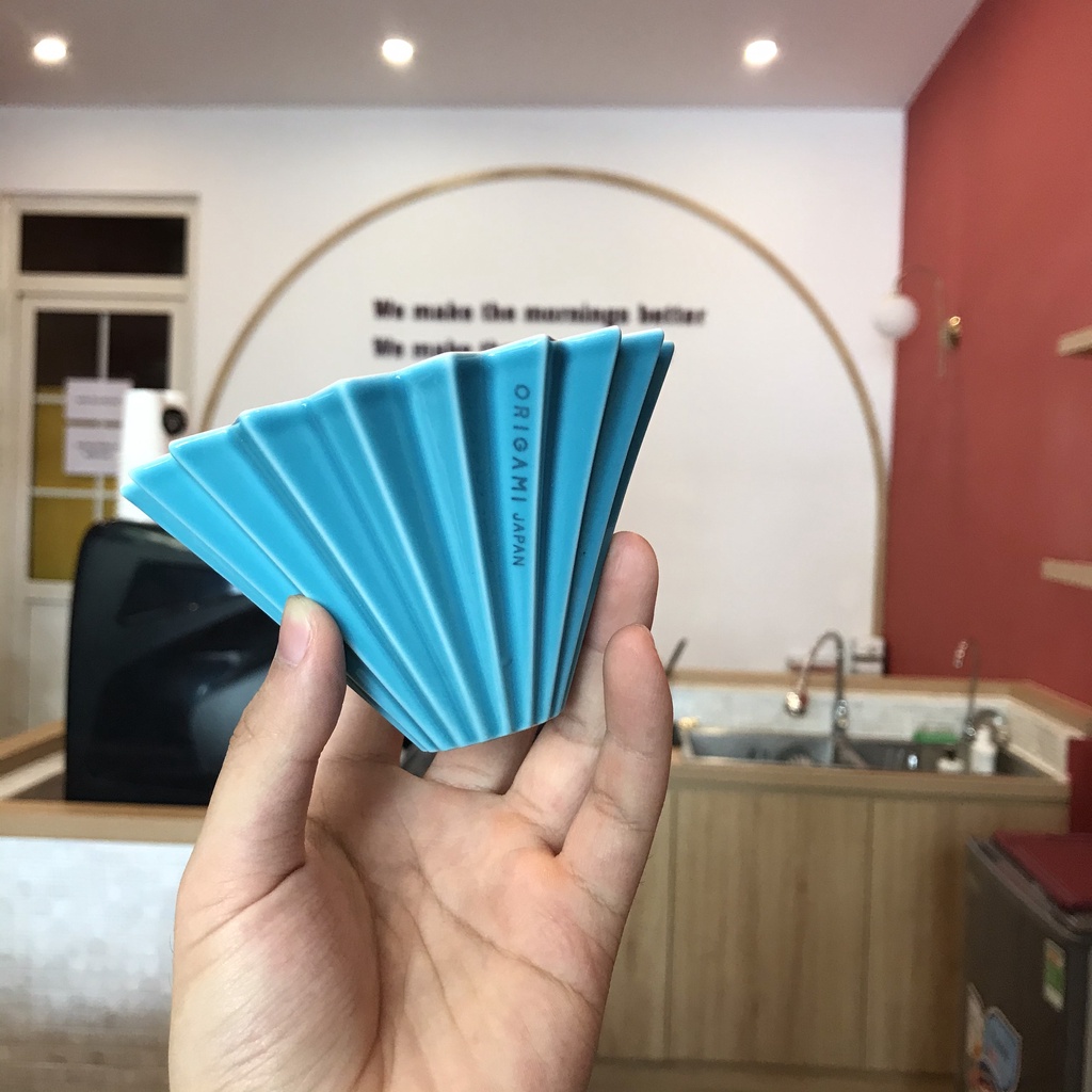 Phễu Pha cà Phê Origami Japan - chính hãng nhật bản - 3C Roastery - nhiều màu sắc