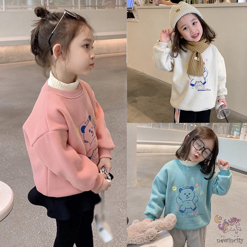 Áo thun tay dài thời trang Hàn Quốc cho bé gái