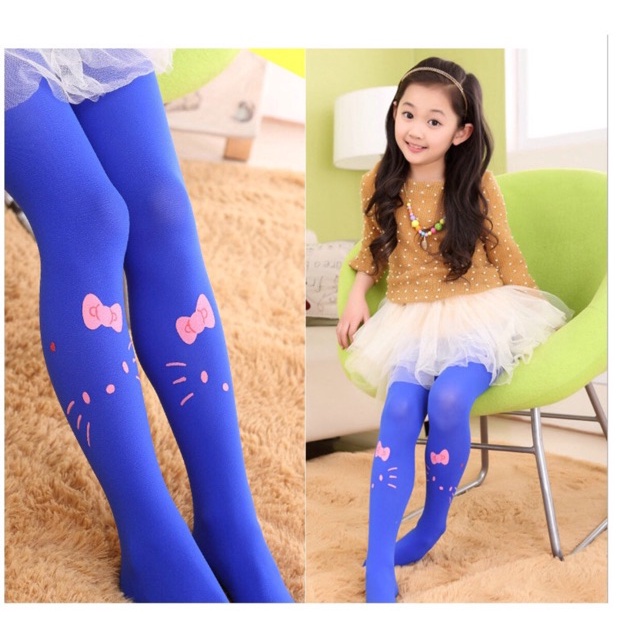Quần Tất Cotton Mỏng Co Giãn Dành Cho Bé Gái