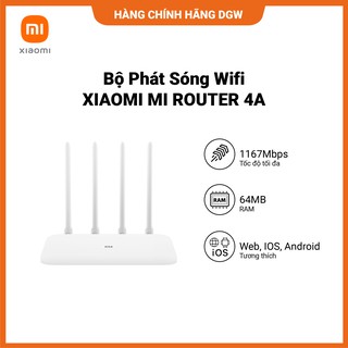 Hàng chính hãng Digiworld | Bộ Phát Sóng Wifi XIAOMI MI ROUTER 4A | Mức Độ Phủ Sóng Cực Lớn | 16M | 16MB