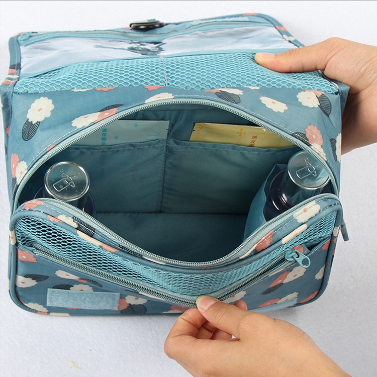 Túi đựng mỹ phẩm/đồ dùng vệ sinh chống nước có thể treo và gập gọn cho nhà tắm du lịch