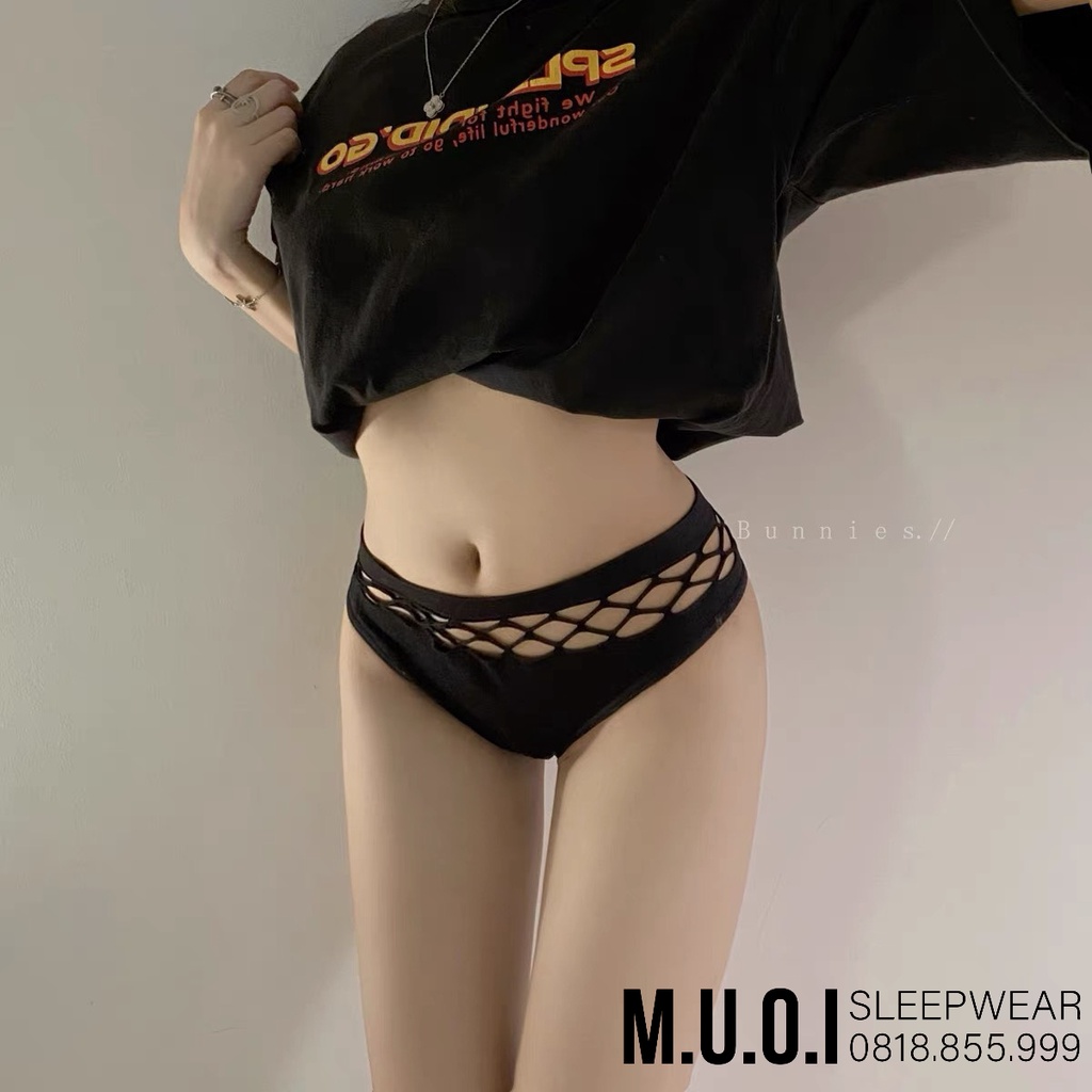 Quần Lót Phối Ren Nữ Cạp Cao mềm mại sexy quyến rũ gợi cảm mã QL12
