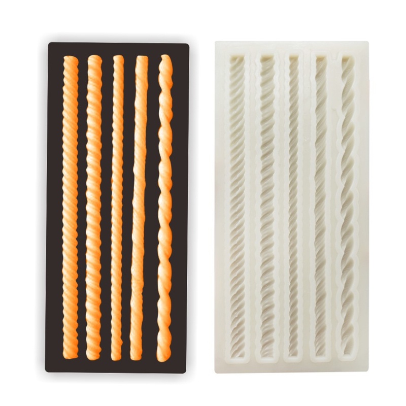 Khuôn Silicone Làm Bánh Tạo Hình Dây Thừng Độc Đáo Tiện Dụng