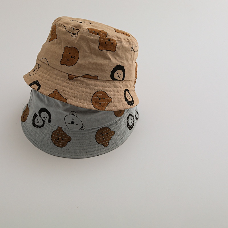 Nón Tai Bèo Chống Nắng In Họa Tiết Động Vật Thời Trang Cho Bé 5-10 Tuổi