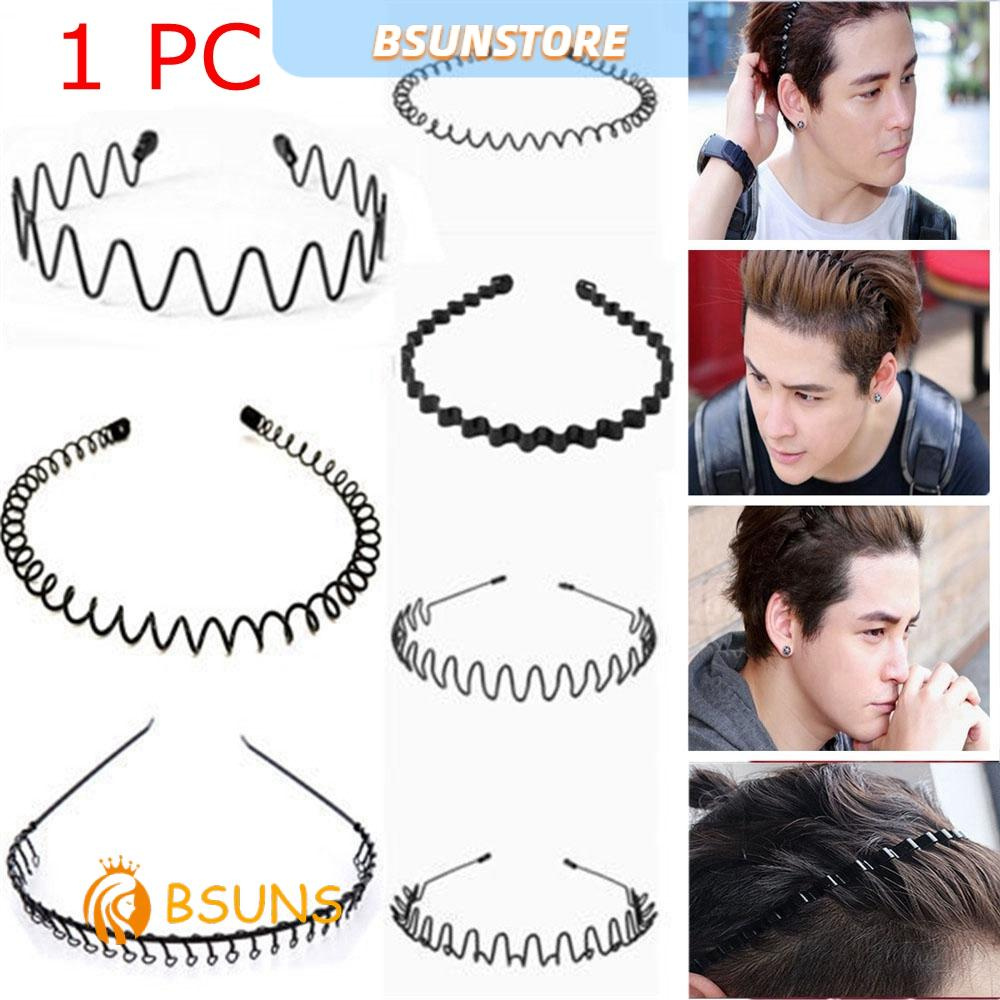 [Hàng mới về] Cài tóc bằng kim loại kiểu dáng gợn sóng thể thao