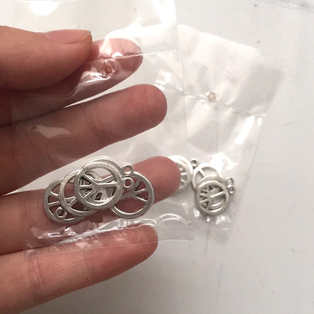 10 mặt tròn nhỏ xi bạc