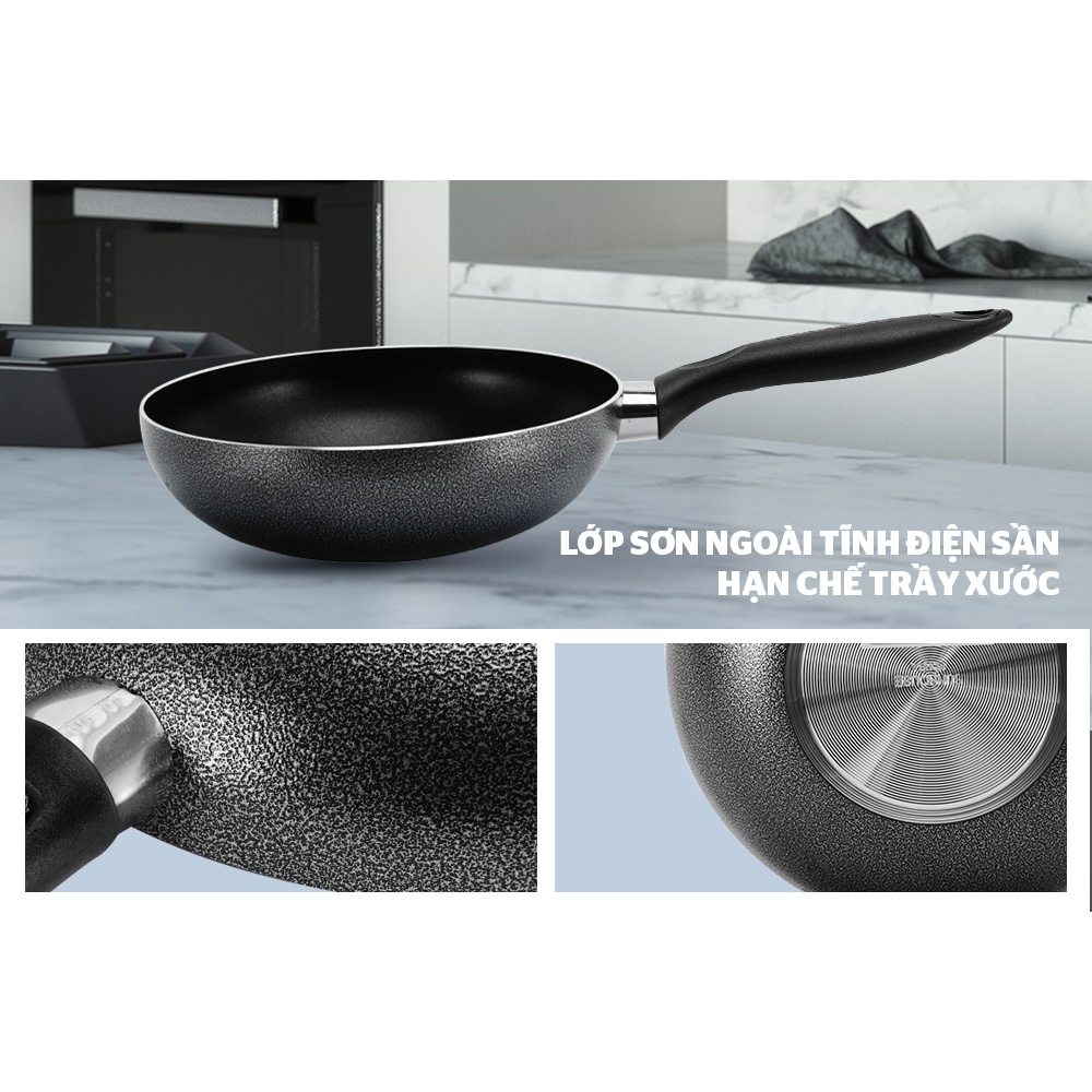 Chảo sâu chống dính Sunhouse SHS20-SHS26-SHS28-SHS30