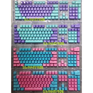 Bộ keycap PBT xuyên led nhiều màu 104 phím cho bàn phím cơ
