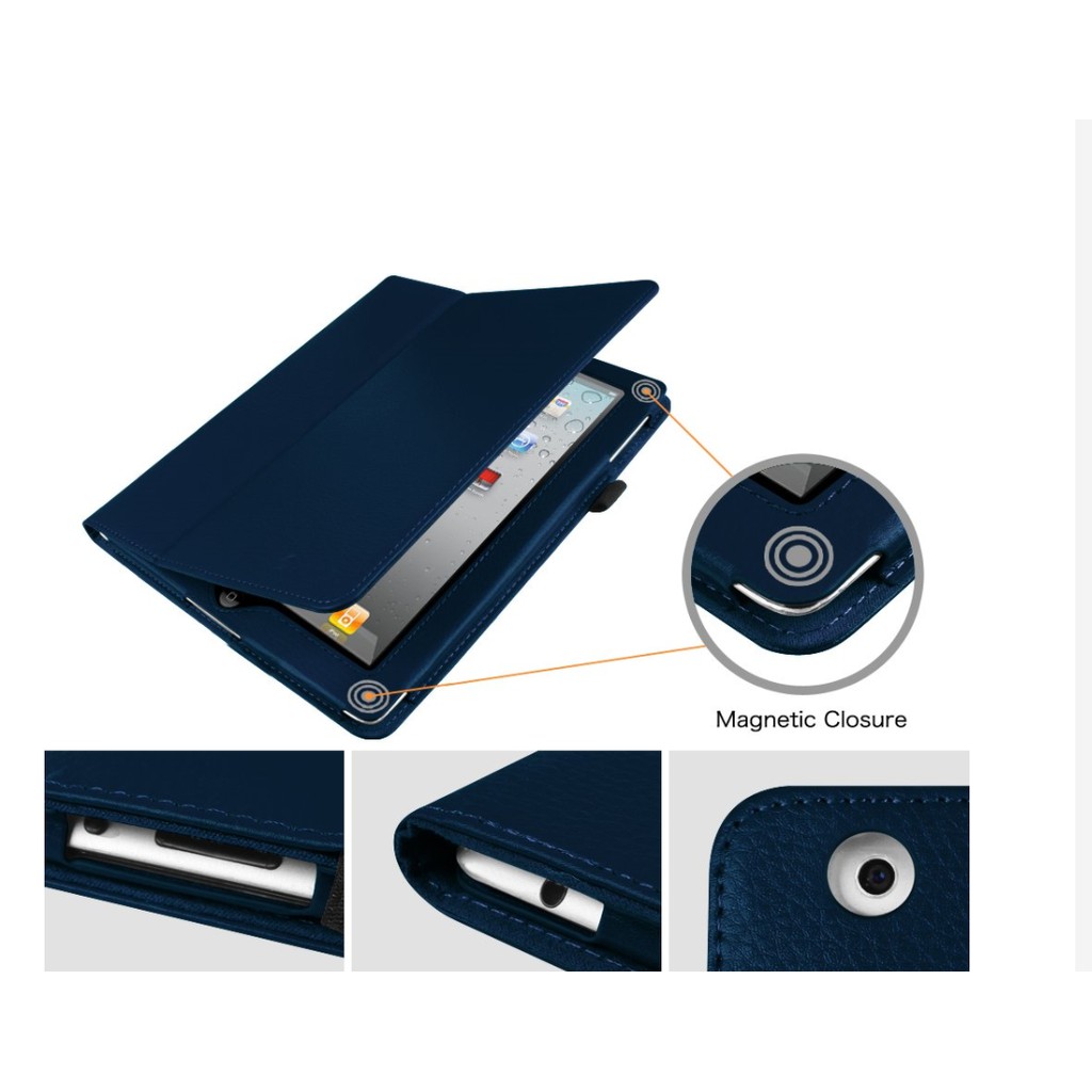 Bao da 2 góc xem dành cho iPad 2017/ iPad 2018 màn hình 9.7 inch.