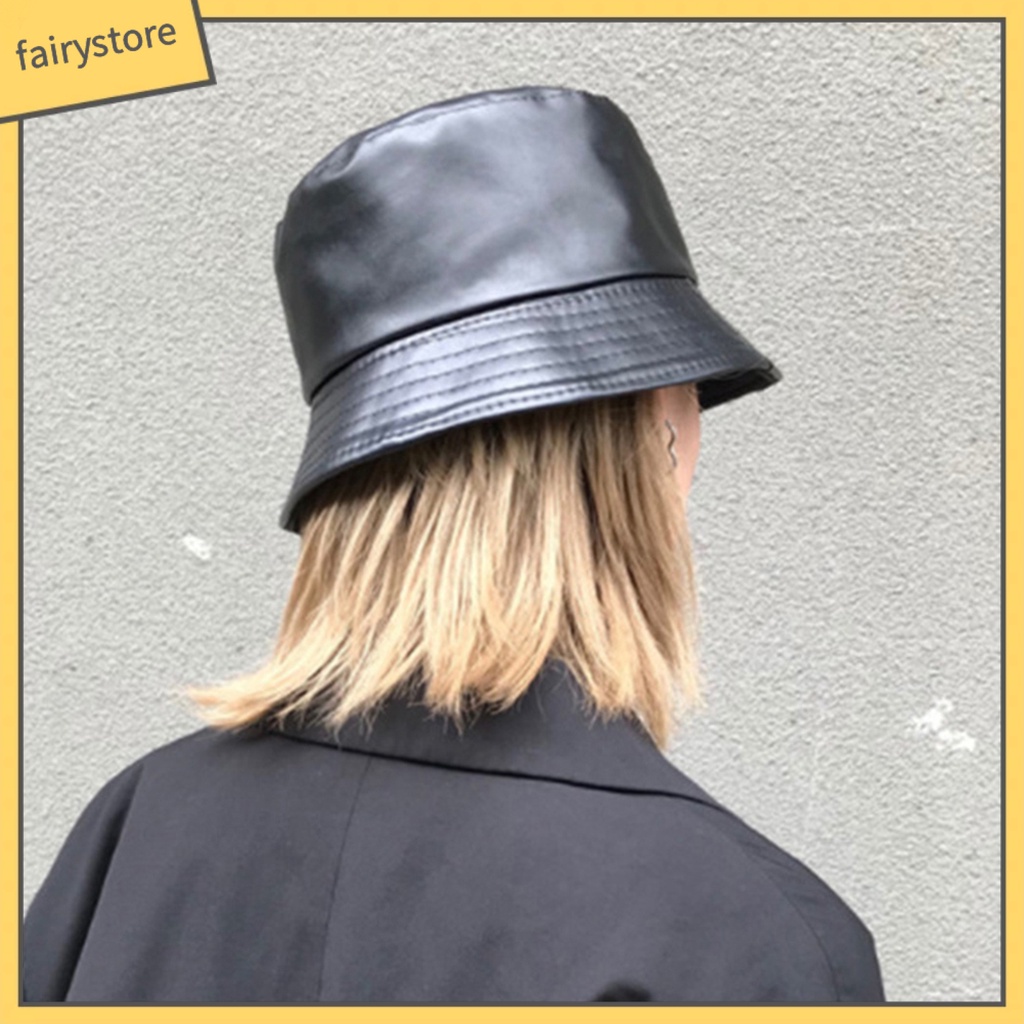 Mũ xô da màu trơn phong cách mùa đông thời trang cho nữ