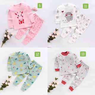 Combo 2 bộ cotton dài tay 1,2kg