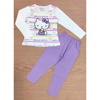 Đồ Bộ Tay Dài Bé Gái Thun Cotton Mềm (28kg-38kg)