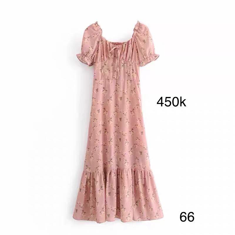 Đầm Zara hồng trầm dịu dàng nữ tính DH9CSG66N10