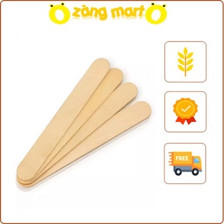 Que gỗ que đè lưỡi phết sáp wax lông