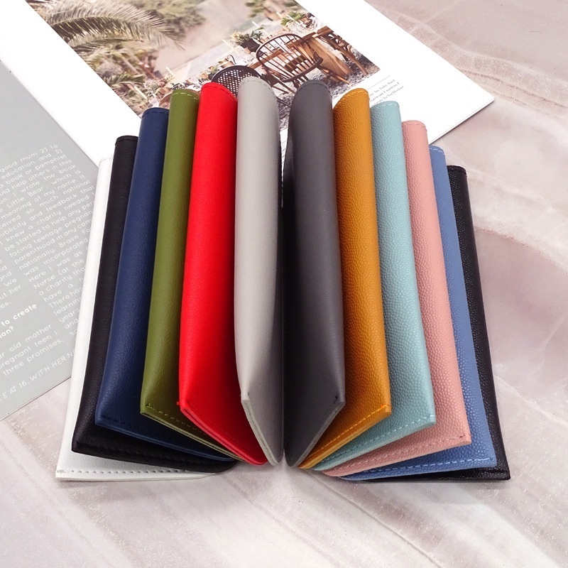 Túi Da PU Mềm Đựng Mắt Kính / Trang Sức Chống Bụi Màu Sắc Ngẫu Nhiên