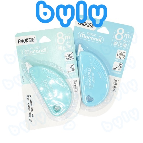 Bút xóa kéo Baoke Morandi KF3033 vỏ nhựa nhiều màu sinh động