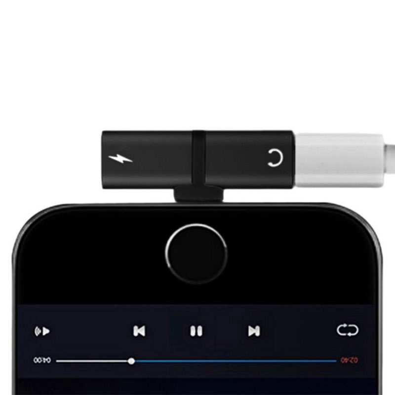 Đầu chuyển đổi jack 8pin sang cổng âm thanh cho thiết bị táo