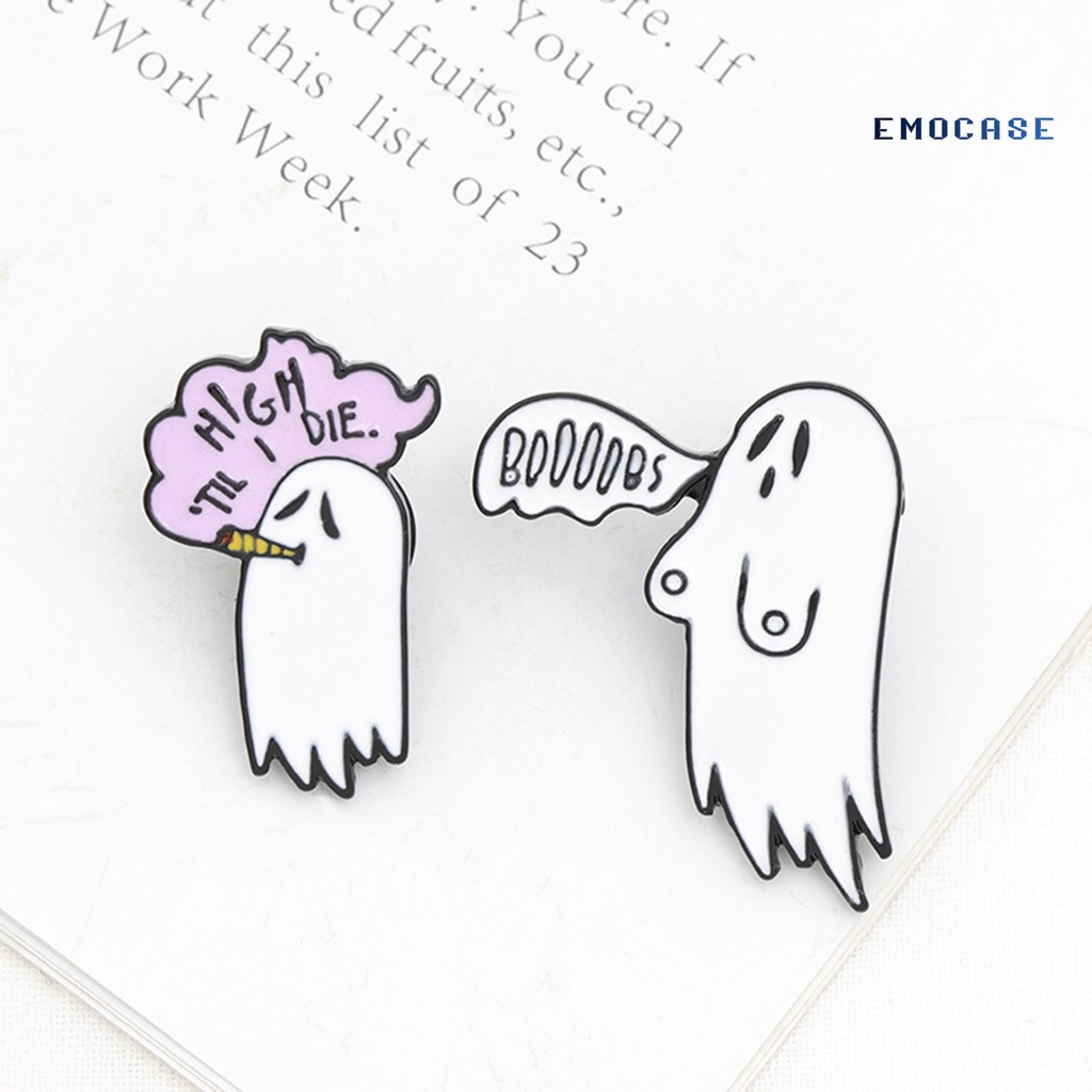 Ghim Cài Áo Hình Ma Halloween Dễ Thương