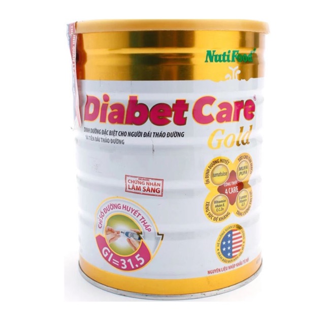 [Mã 267FMCGSALE giảm 8% đơn 500K] Sữa bột Nutifood Diabet Care Gold 900G