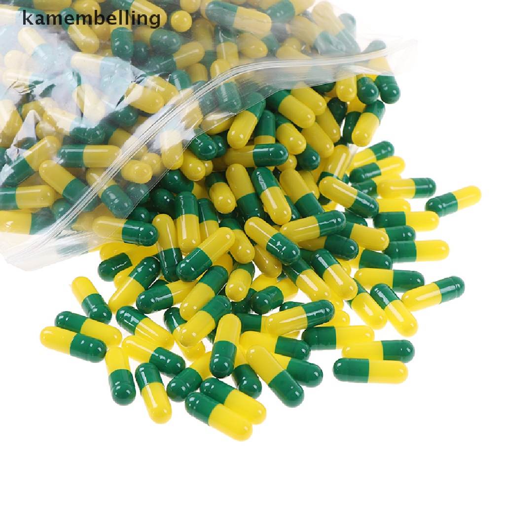 [Hàng mới về] Set 1000 viên nang geratin rỗng cứng kích thước 1 dành cho đựng vitamin gel chăm sóc da mặt