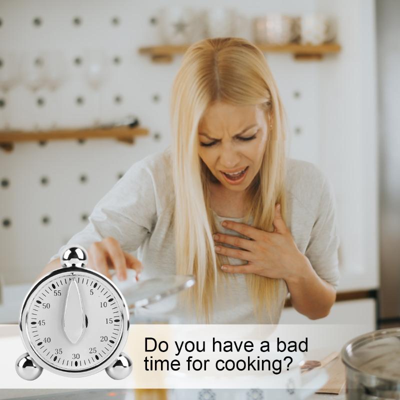 Đồng Hồ Đếm Ngược Thời Gian Nấu Ăn Có Chuông Báo