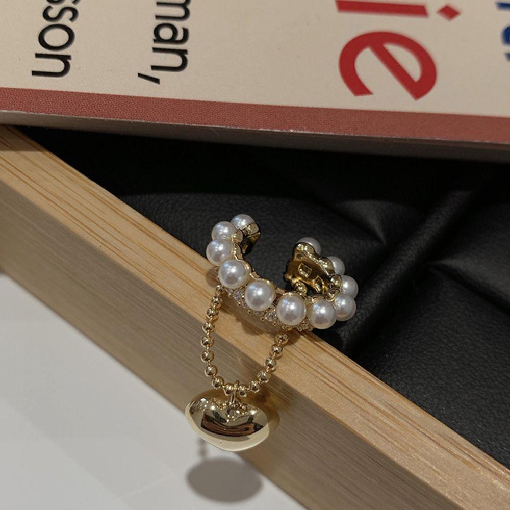 Khuyên Kẹp Vành Tai Hình Trái Tim Phong Cách Vintage Thời Trang Cho Nữ