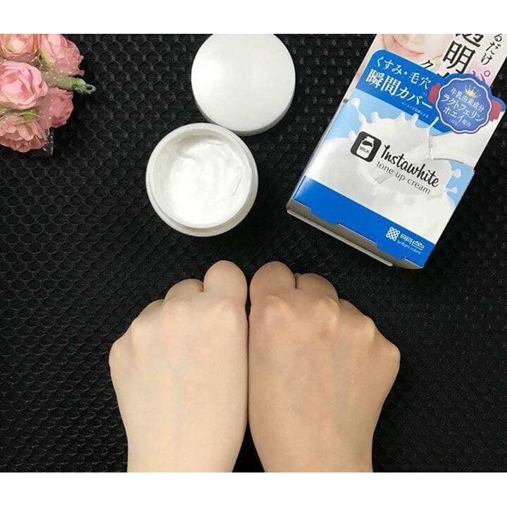 Kem Dưỡng Trắng Instawhite Tone Up Meishoku 50g xanh