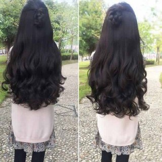 Tóc giả Kẹp xoăn đuôi sóng to