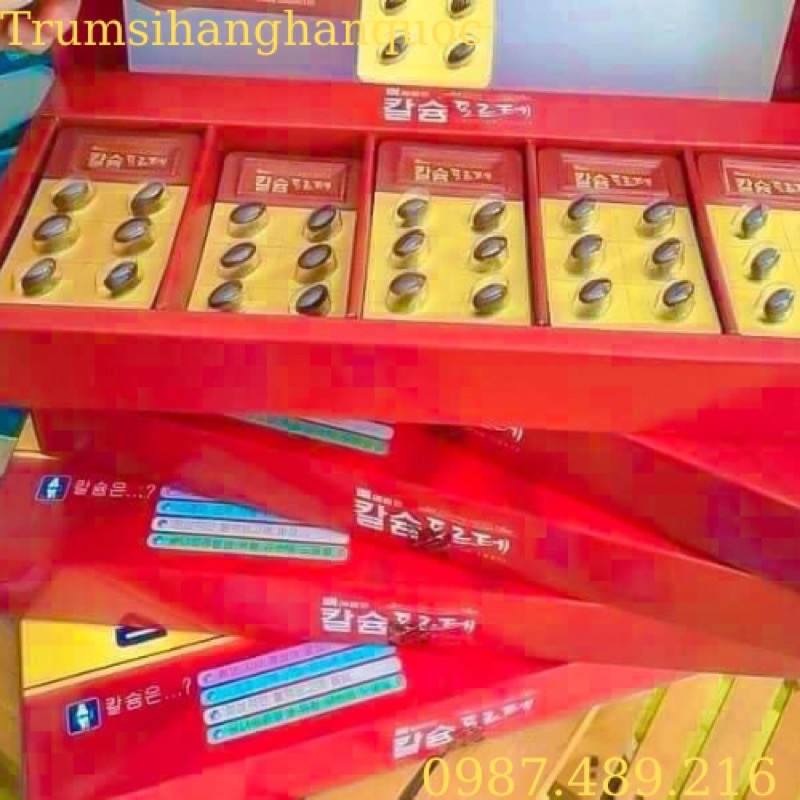 Viên Canxi Hanmi Hàn Quốc, Hộp đỏ 120 viên