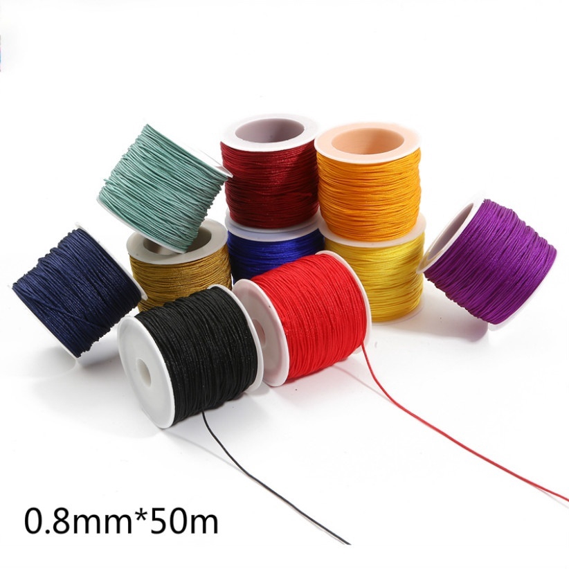 Cuộn Dây 0.8mm X 50m Dùng Làm Đồ Trang Sức Thủ Công