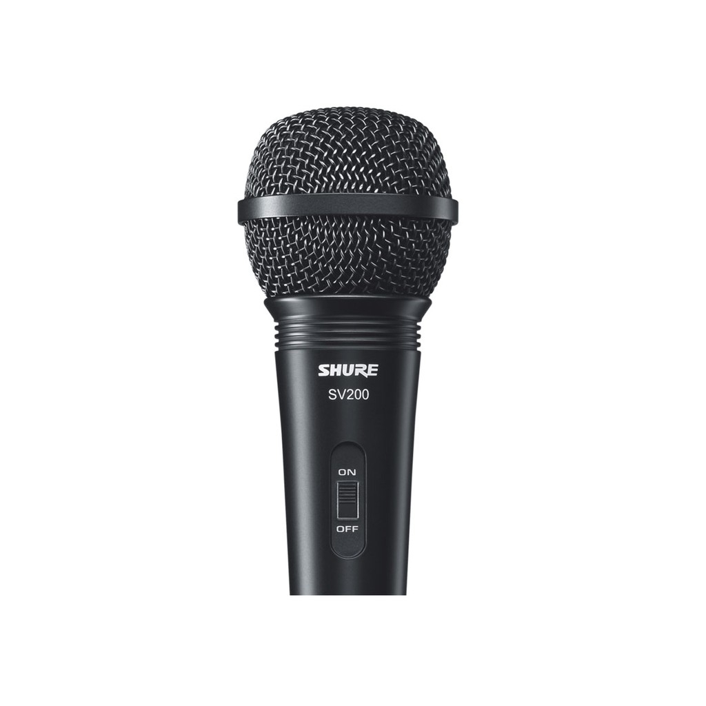 Micro Shure SV200-Q-X - Hàng chính hãng - Micro dùng cho  karaoke & thu âm đa năng có dây của Shure chất lượng cao
